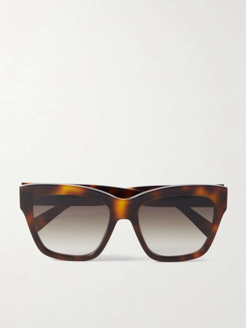 CELINE Triomphe square-frame acetate sunglasses