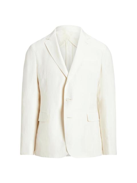 Ralph Lauren Men's Hadley Hand-Tailored Silk-Linen Jacket - Classic Cream