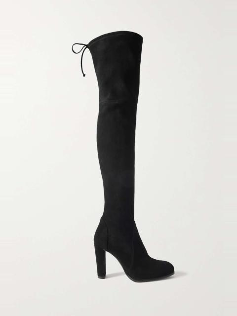 Stuart Weitzman Highland suede over-the-knee boots