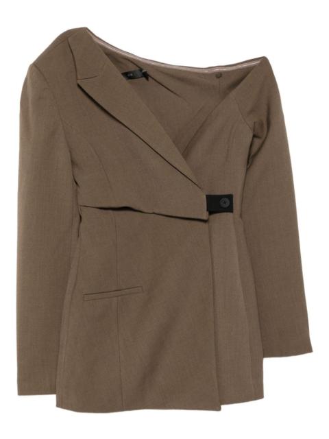 SIR. Sartoria asymmetric tailored mini dress