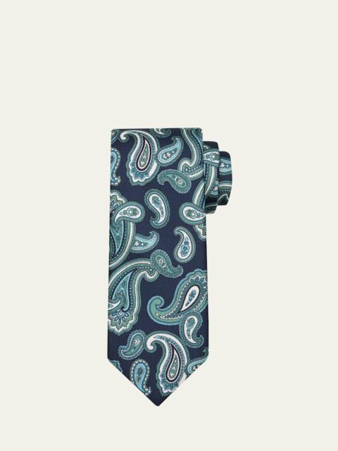 Brioni Men's Paisley Silk Tie
