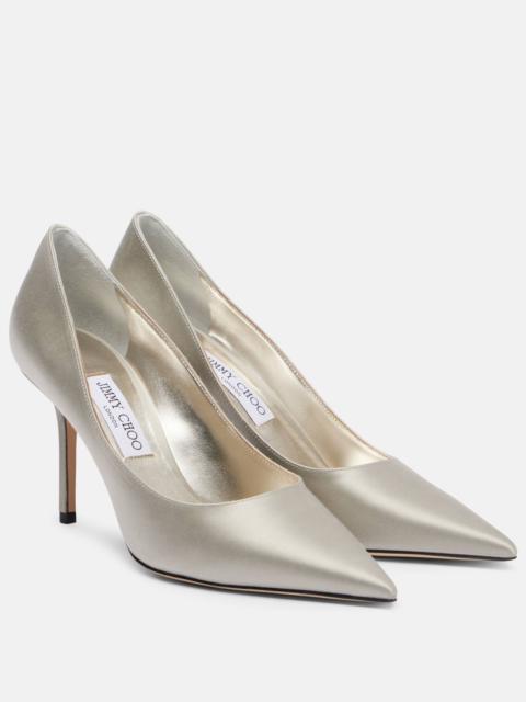 JIMMY CHOO Love 85 satin pumps