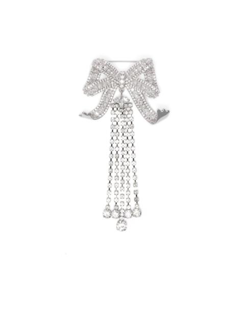 self-portrait bow-charm brooch