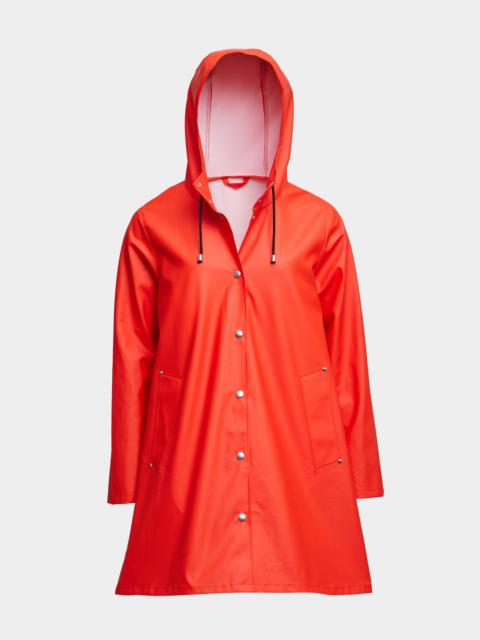 Stutterheim Mosebacke Lightweight Raincoat Fade Red