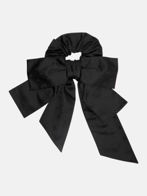 Alexander McQueen Skull silk jacquard scrunchie