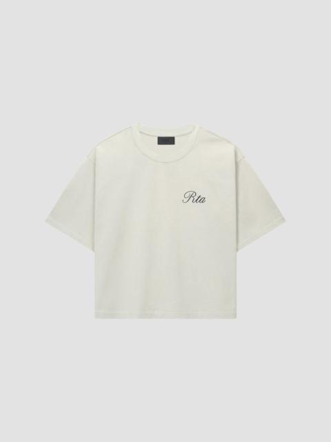 RTA Men's Curva Ultra Austin Cropped Oversized T-Shirt - Dusted Grey Nif Script