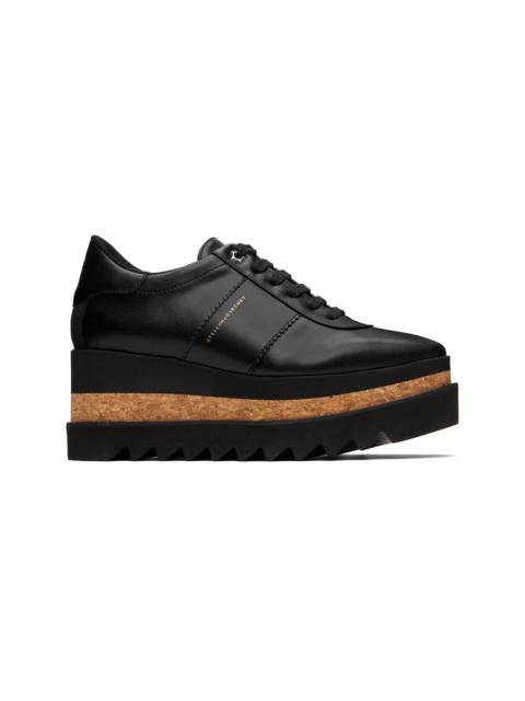 Stella McCartney Black Sneak-Elyse Platform Lace-Up Sneakers