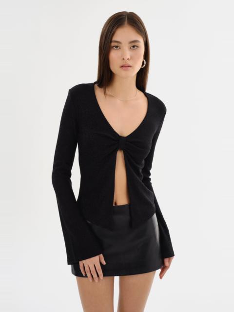LAMARQUE ELSIE | Lurex Knit Top