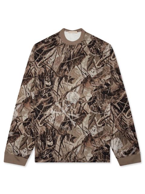 MASTERMIND WORLD MW OG FOREST CAMO L/S TEE - SEPIA FOREST CAMO