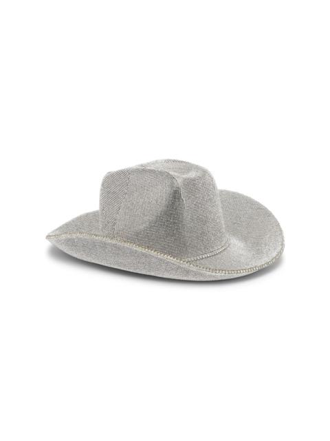 PHILIPP PLEIN Texas crystal-embellished hat