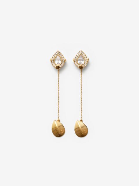 Burberry Shield Pendant Earrings