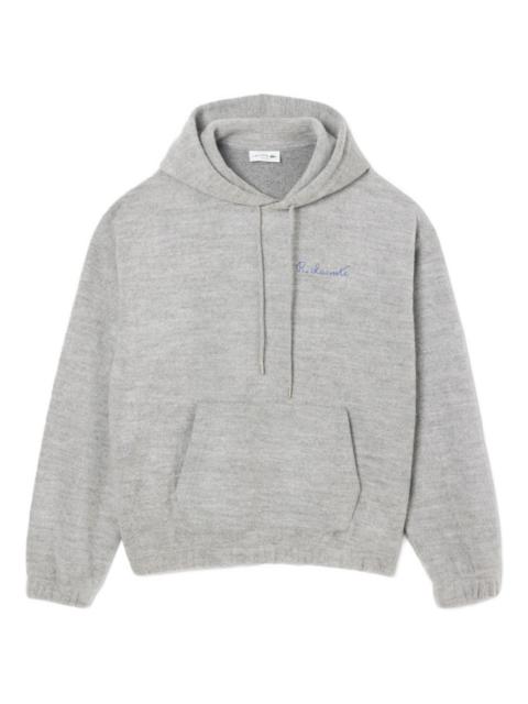 LACOSTE long-sleeve pocket hoodie