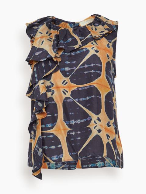 ULLA JOHNSON Nya Sleeveless Top in Orion