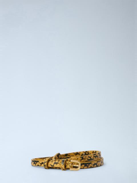 Dries Van Noten Patterned Leather Belt