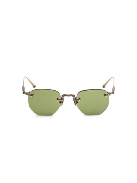 MATSUDA rimless geometric-frame sunglasses