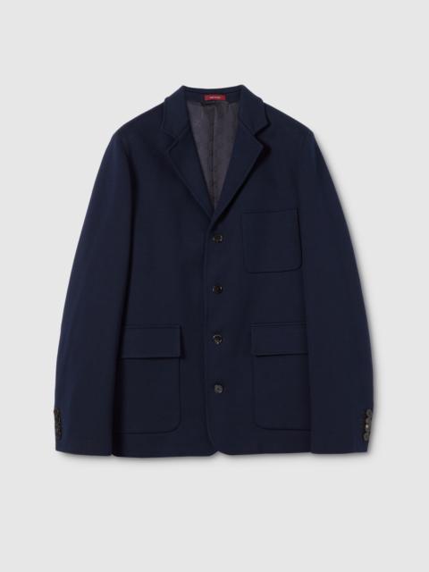 GUCCI Single-brest cotton jersey jacket