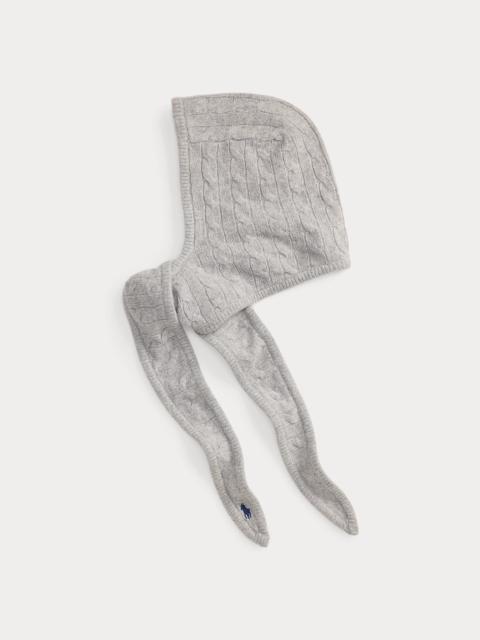 Polo Ralph Lauren Cable-Knit Wool-Cashmere Wrap Snood
