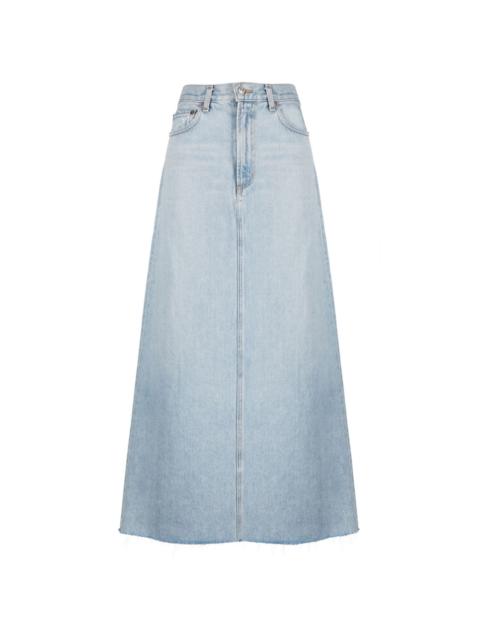 AGOLDE maxi denim skirt
