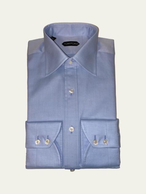 TOM FORD Men's Double Twisted Yarn Dyed Twill