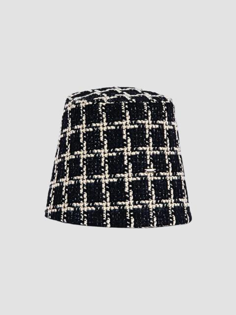 EUGENIA KIM Women's Ella Tweed Bucket Hat - Black Beige