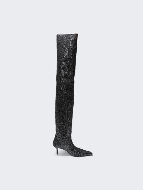Alexander Wang Viola 65 High Hip Boot Asphalt