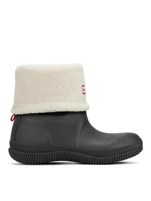 HUNTER Women's Thunor Indoor/Outdoor Insulated Roll Top Waterproof Snow Boots