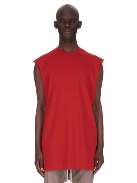 Rick Owens panelled cotton tank top