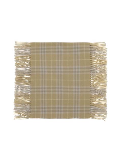 CHECK CASHMERE SCARF