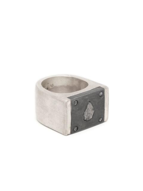 Parts of Four Plate diamond-fragment ring