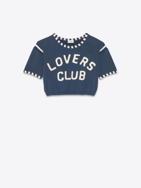 SAINT LAURENT "lovers club" t-shirt