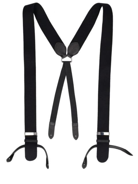 Wool & leather suspenders