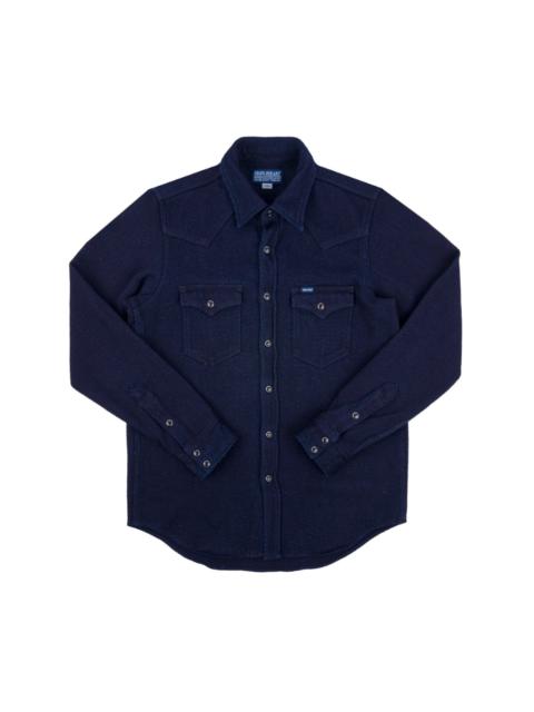 Iron Heart IHSH-208-IND 14oz Kersey Western Shirt Indigo