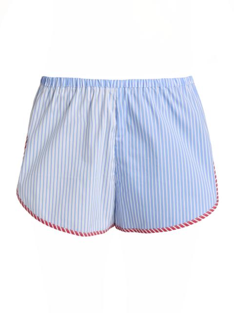 Solid & Striped Women's The Lester Stripe Shorts - Colorblock Marina