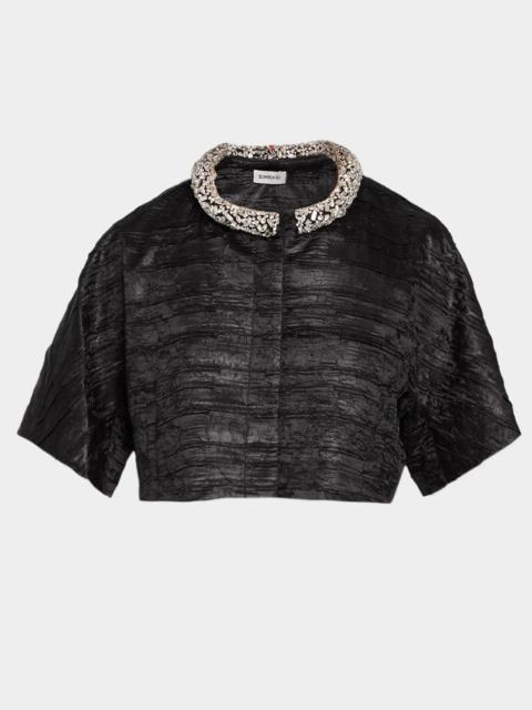 SIMKHAI Elvessa Cropped Jacket