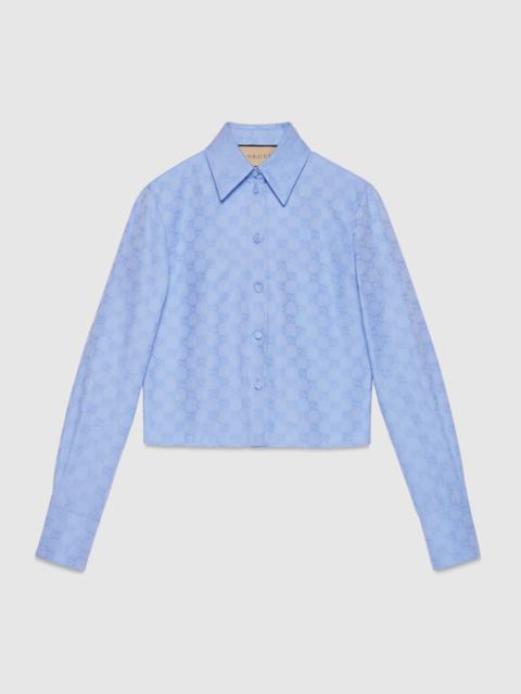 GUCCI GG Supreme Oxford cotton shirt