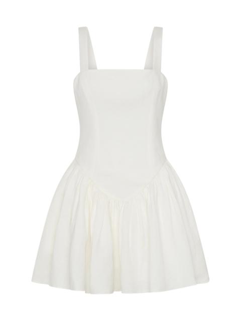 NICHOLAS Women's Vittoria Linen-Blend Minidress - Ivory