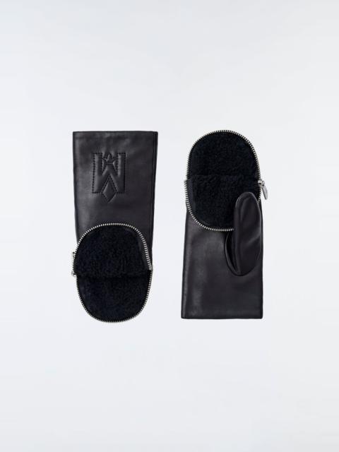 TYRESA Shearling-lined mittens