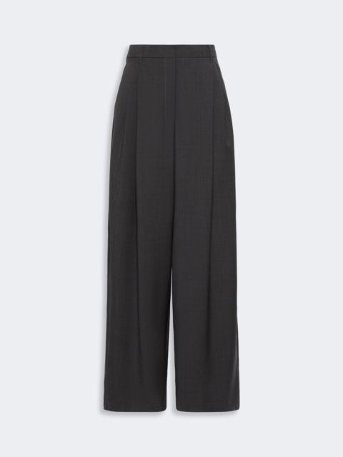 'S Max Mara TARO Woollen cloth palazzo trousers - DARK GREY