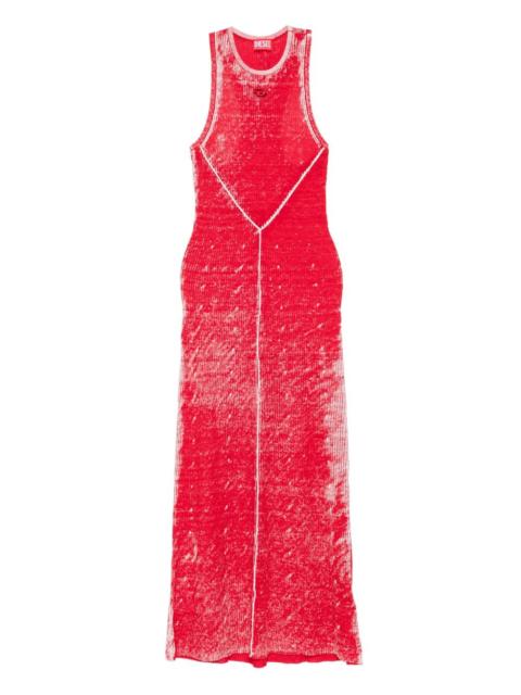 Diesel M-Rab ribbed sleeveless maxi dress