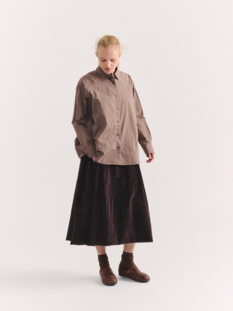 CASEY/CASEY MOON SKIRT - H CORD - BROWN