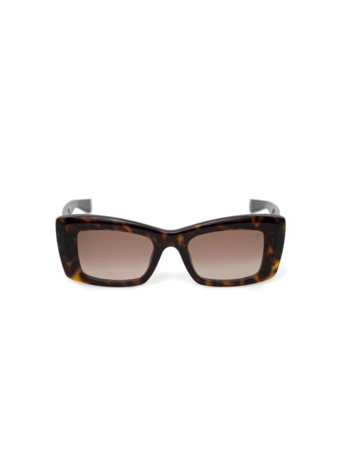 Alexander McQueen rectangle-frame sunglasses