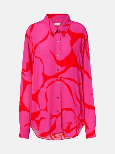 Dries Van Noten Floral oversized shirt