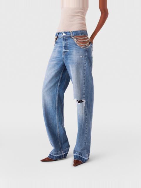 Stella McCartney Falabella Hips Straight-Leg Jeans