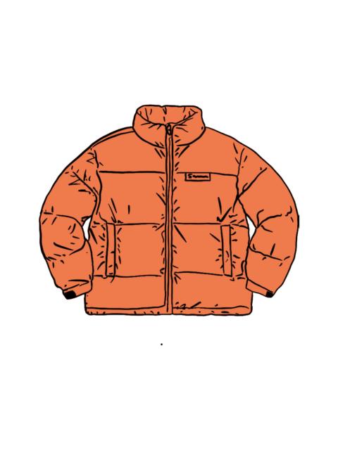 Supreme Supreme Reflective Speckled Down Jacket Orange