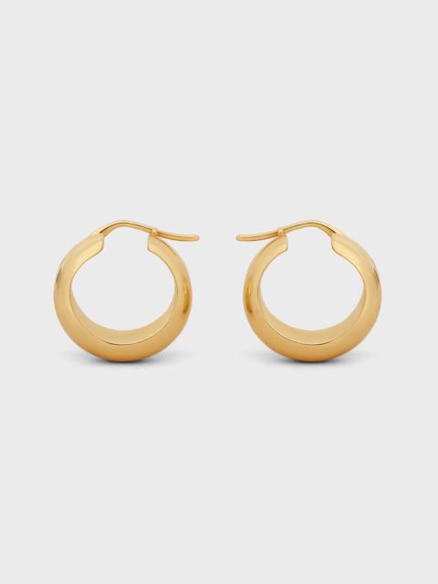 Formes Abstraites Hoops in Brass with Gold Finish