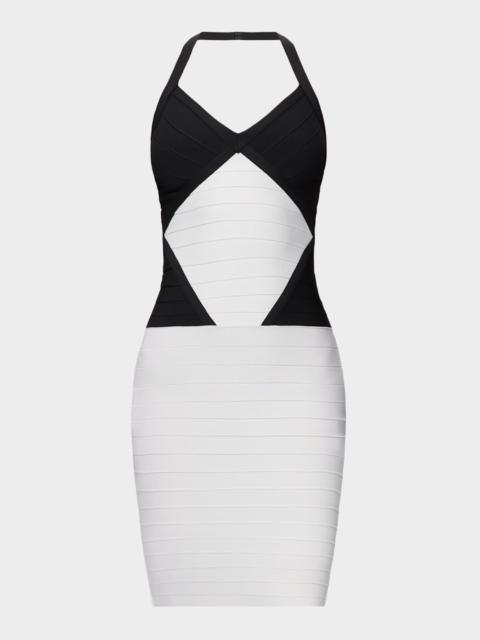 HERVE LEGER The Opening Night Knee-Length Dress