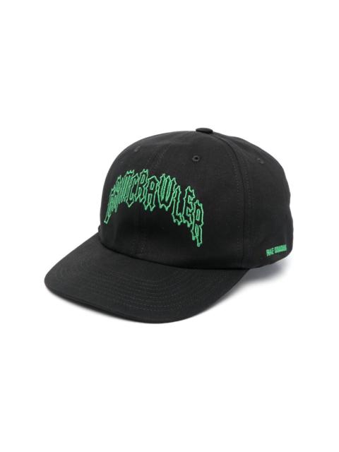 Raf Simons 'Grim Crawler' embroidered cap | REVERSIBLE