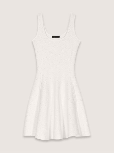 maje Sequin knit mini dress