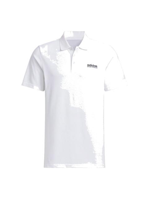 adidas Pique Solid Polo Shirt Asia Sizing 'White' JI9056