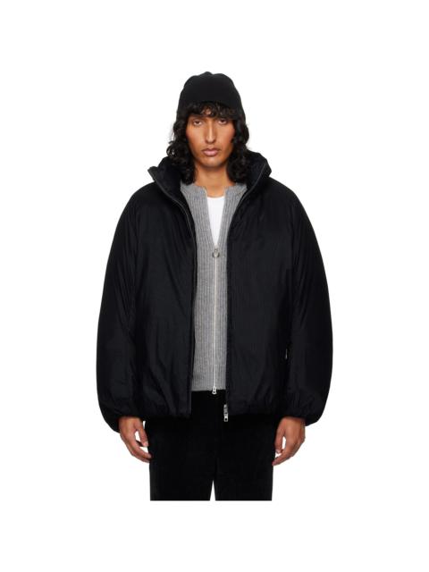Wooyoungmi Black Flocked Jacket